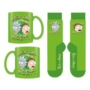 Rick and Morty (Portal) Mug & Sock Set