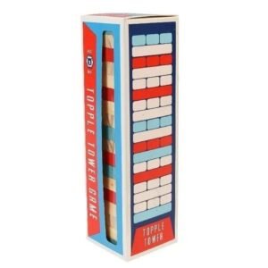 Mini Wooden Topple Tower - Wild Bear