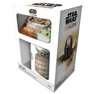 Star Wars: The Mandalorian (The Child) Mug Coaster Keychain Gift Set