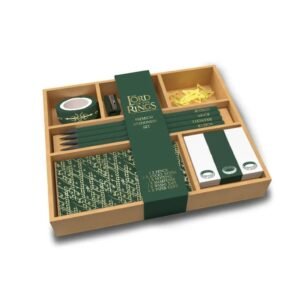 lord od the rings stationery set with wooden box