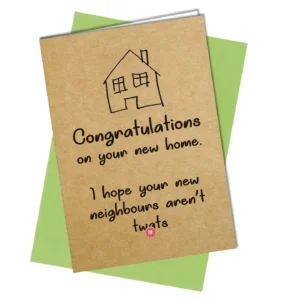 New home/house greeting card