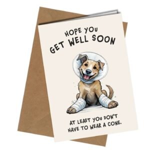 Get well soon humorous card