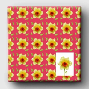 Daffodil Daze Wrapping Paper - Sustainable & Eco-Friendly