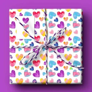 Proud Hearts Wrapping Paper - Sustainable & Eco-Friendly