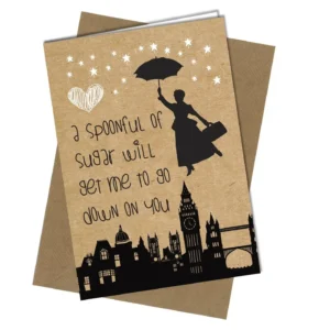 Spoonful of sugar greeting card
