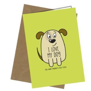 My dog greeting card