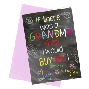 Love you thoughtful card for grandma/granparent