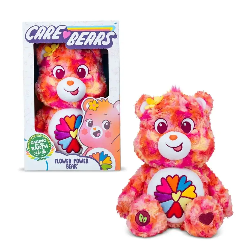 Care Bears Eco-Friendly Medium Plush Flower Power Bear