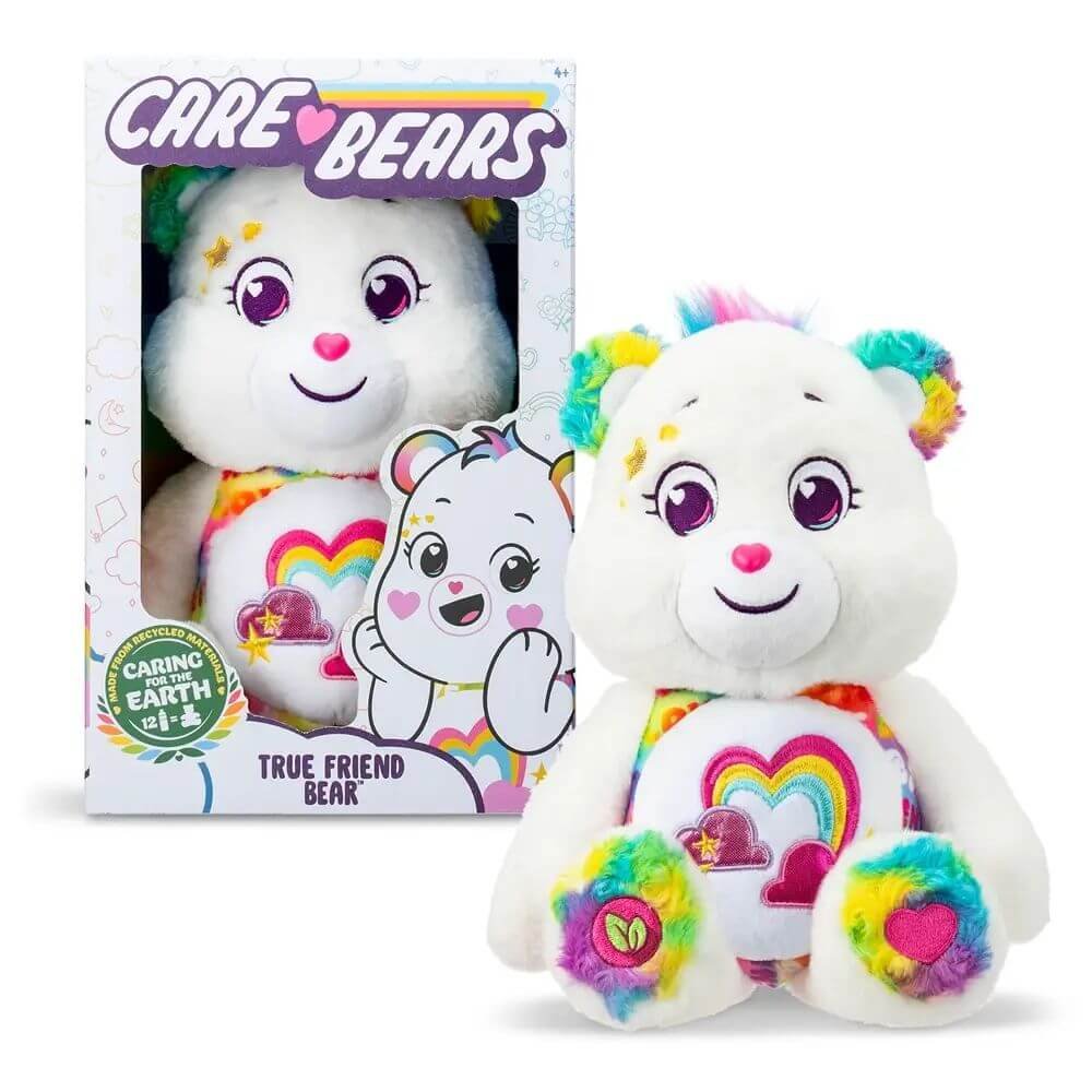 Care Bears Eco-Friendly Medium Plush True Friend Bear