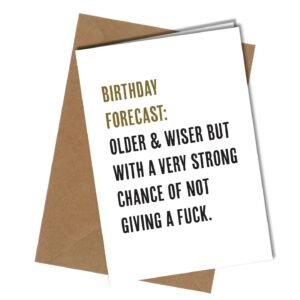 Very Strong Chance Birthday Card / Birthday Forecast Very Strong Chance Birthday Card / Birthday Forecast greeting card