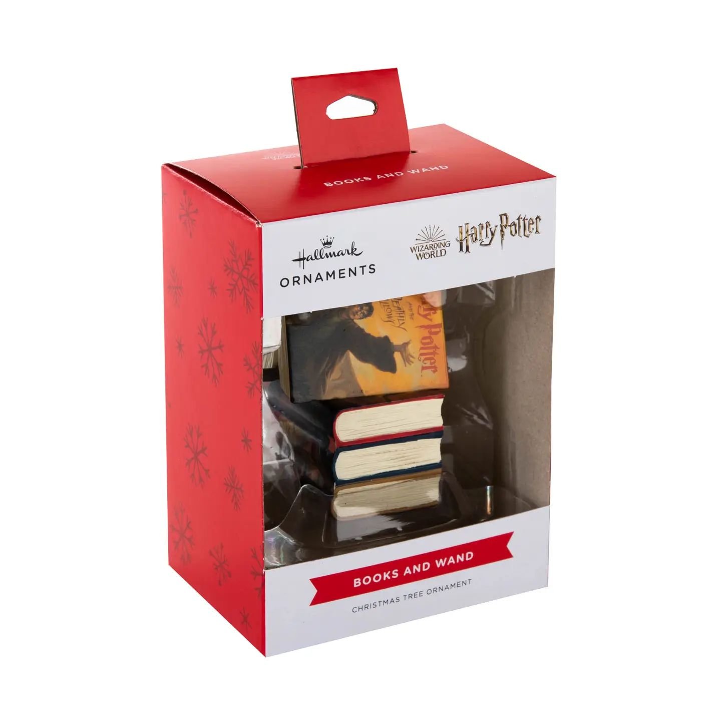 Collectable Harry Potter™️ - Stacked Books with Wand Ornament - Image 3