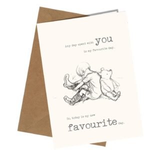 Favourite person Favourite day greeting card