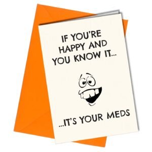 Friends funny greeting card