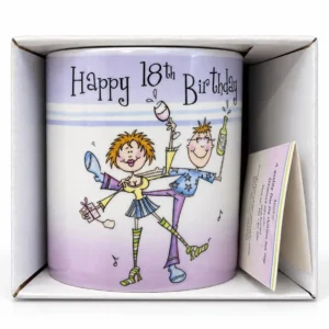 18th Happy birthday mug
