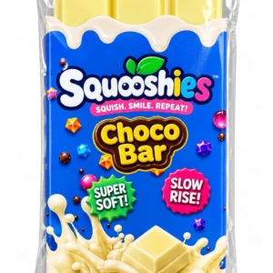 Squishy white chocolate bar
