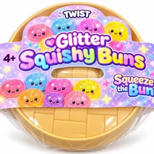 Glitter squishy buns squishy toys