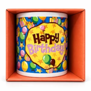 Happy birthday mug high quality print
