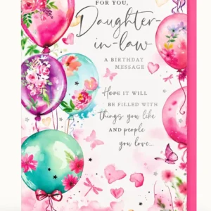 Daughter in law greeting card