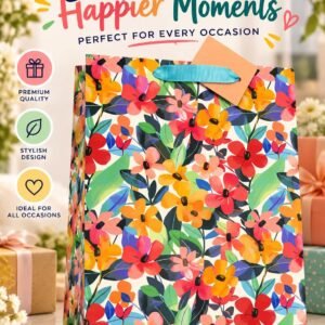Flower design gift bag