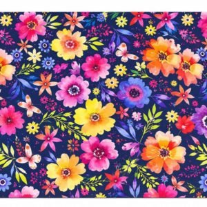 Flower design gift wrap 5 sheets roll