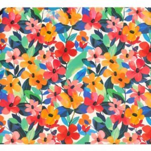 Flower design gift wrap 5 sheets roll