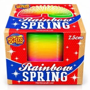 Rainbow spring retro toy